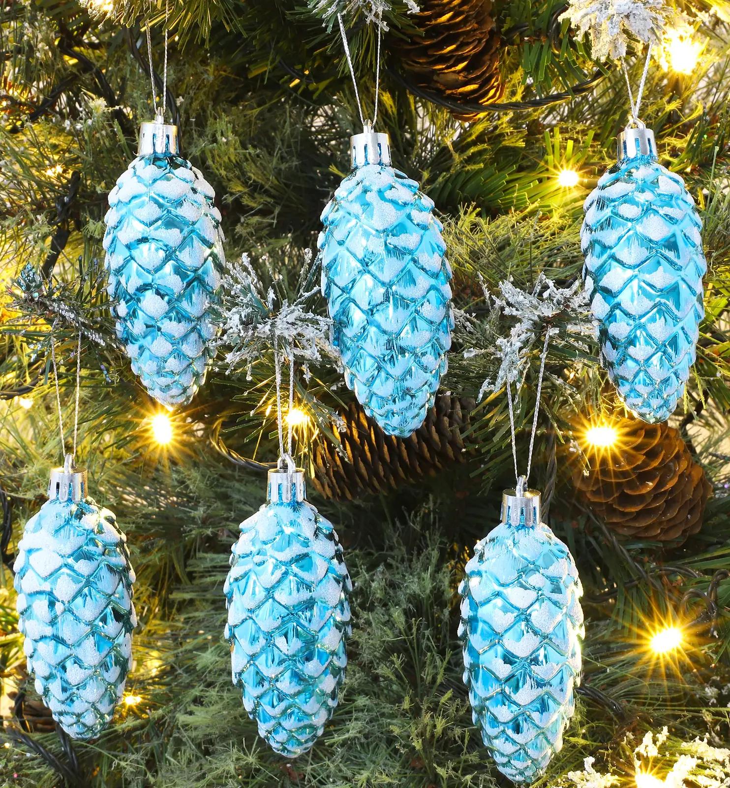Christmas Concepts türkiissinine dekoratiivne männastroppide – lisavaade