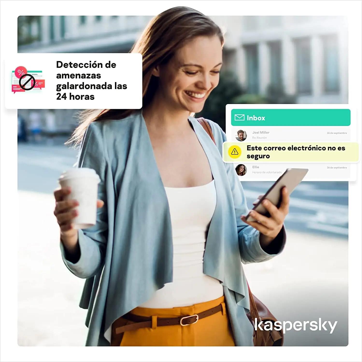 Kaspersky sinine märkmik — vastupidav igapäevakasutus ja – pakend ja tarvikud