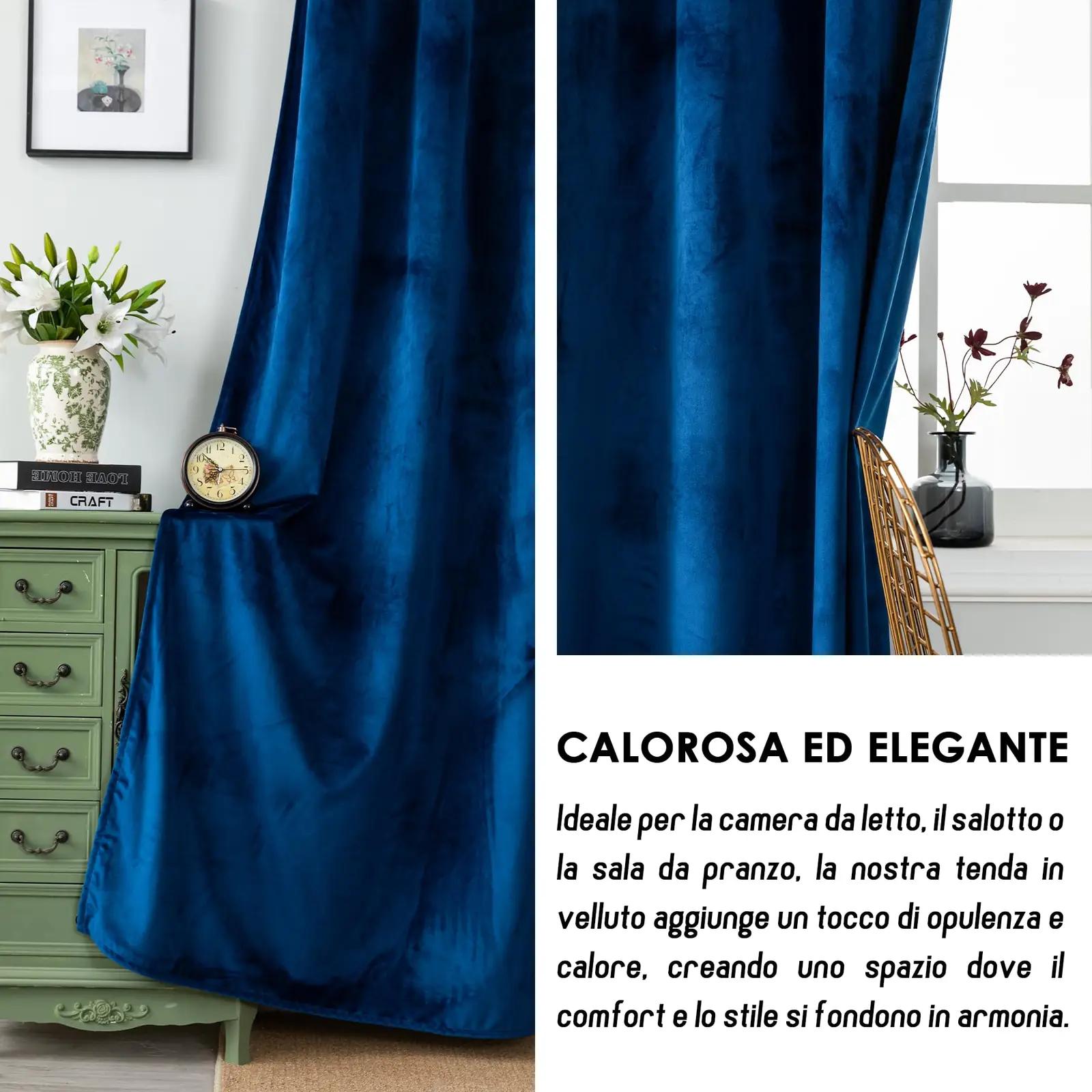 GIRASOLE HOME termokardin sinine — stiilne valgukontroll – pilt 6