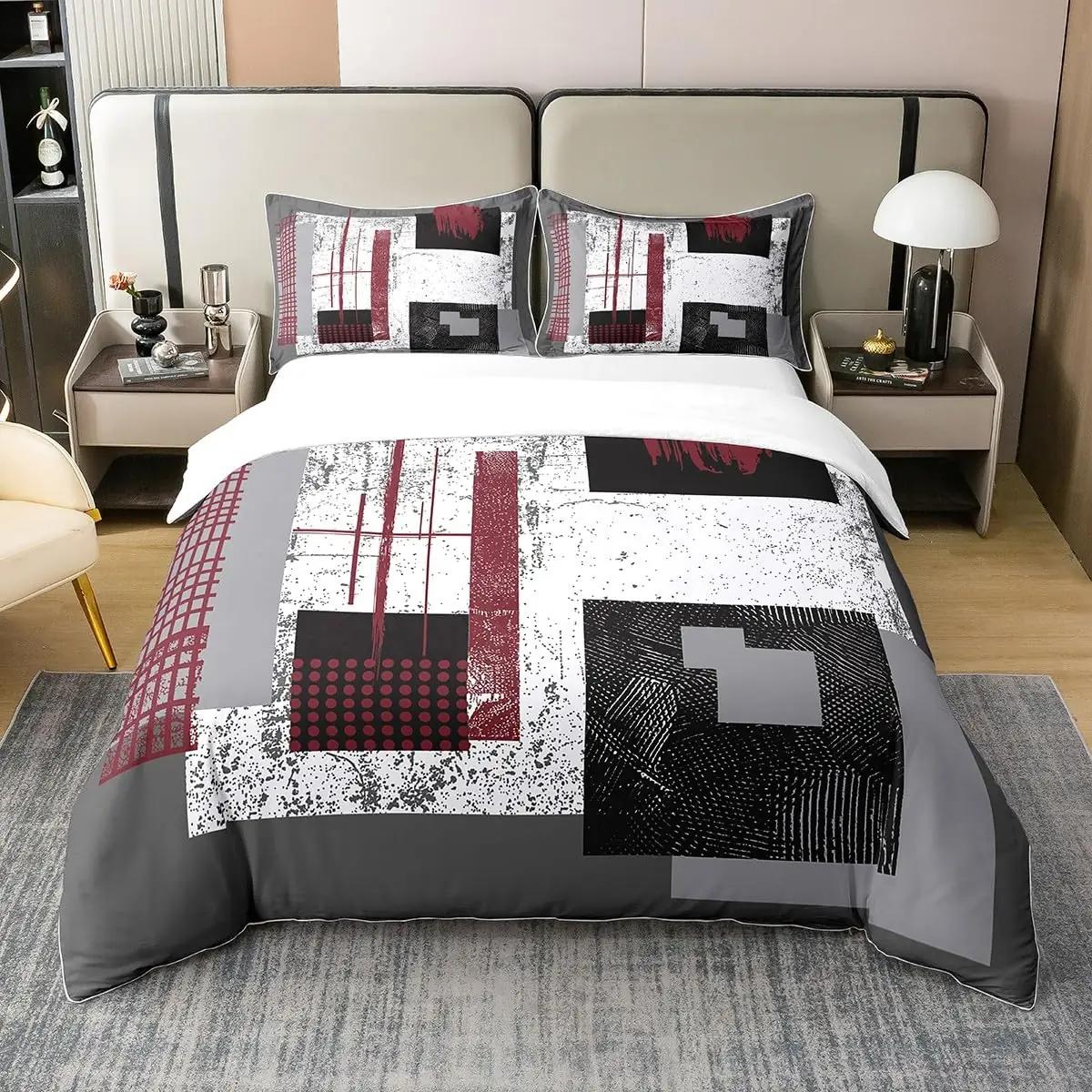 Homewish puuvillane voodilinakomplekt 200×200 cm – õrn retrostiil