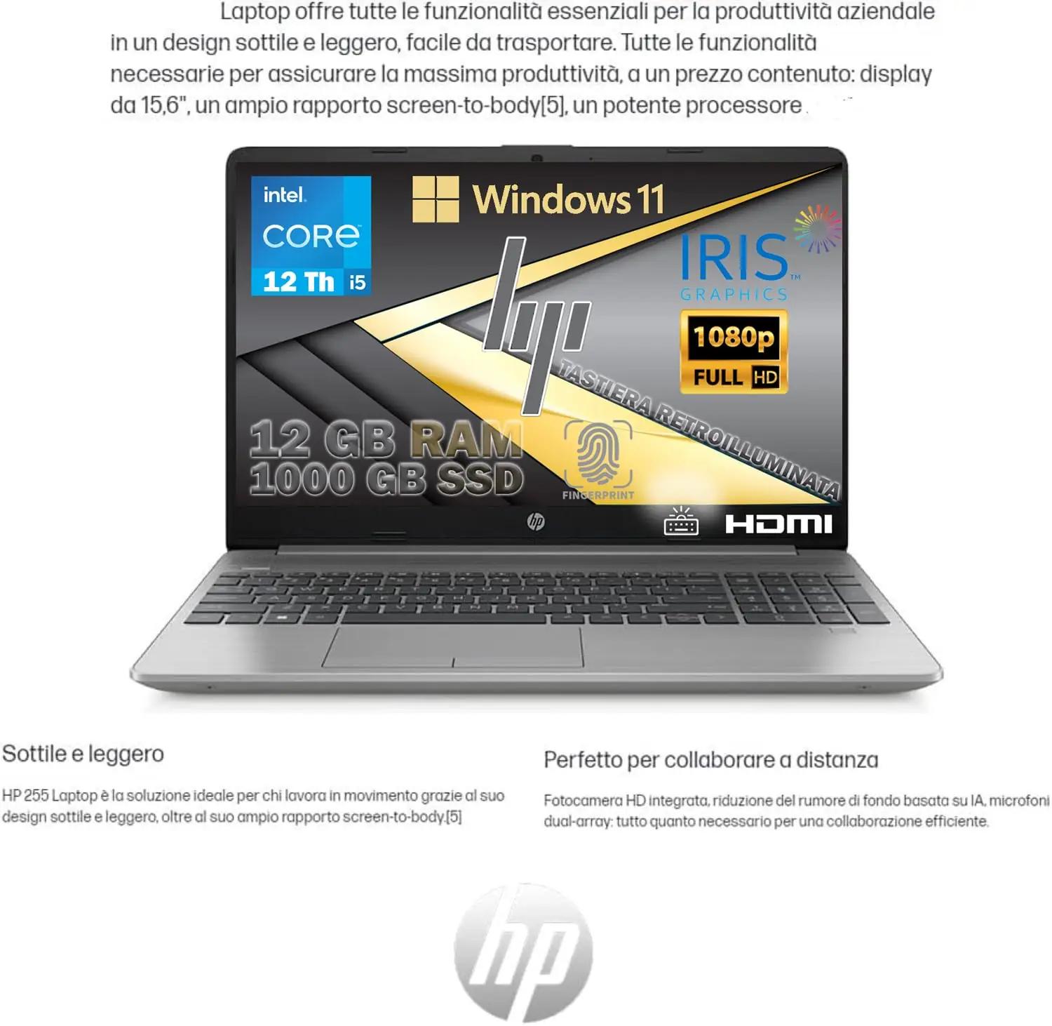 HP sülearvuti – kerge ärikasutus, 15,6″ FHD ekraan – lisavaade