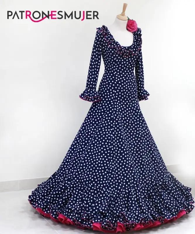 PATRONESMUJER paberist flamenco-kleidi mustrilõige DIY kingiks – pilt 7