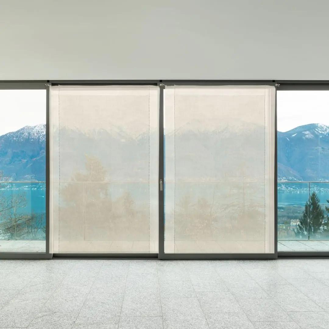 Cuore di lino linane kardin 100% Itaalia, kreemjas 60×240 – kasutusnäide