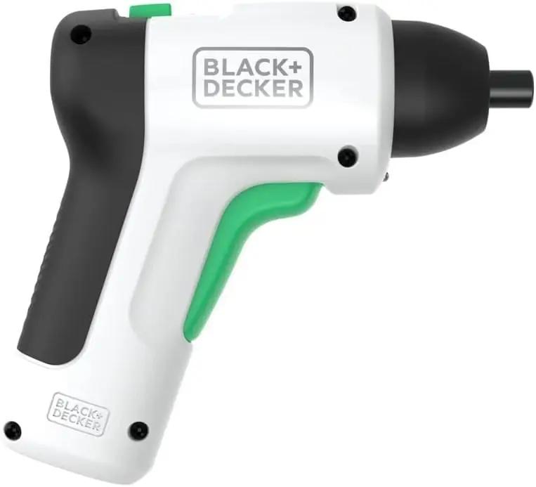 BLACK+DECKER kerge plastikust kruvikeeraja koduseks kasutuseks – detailne vaade