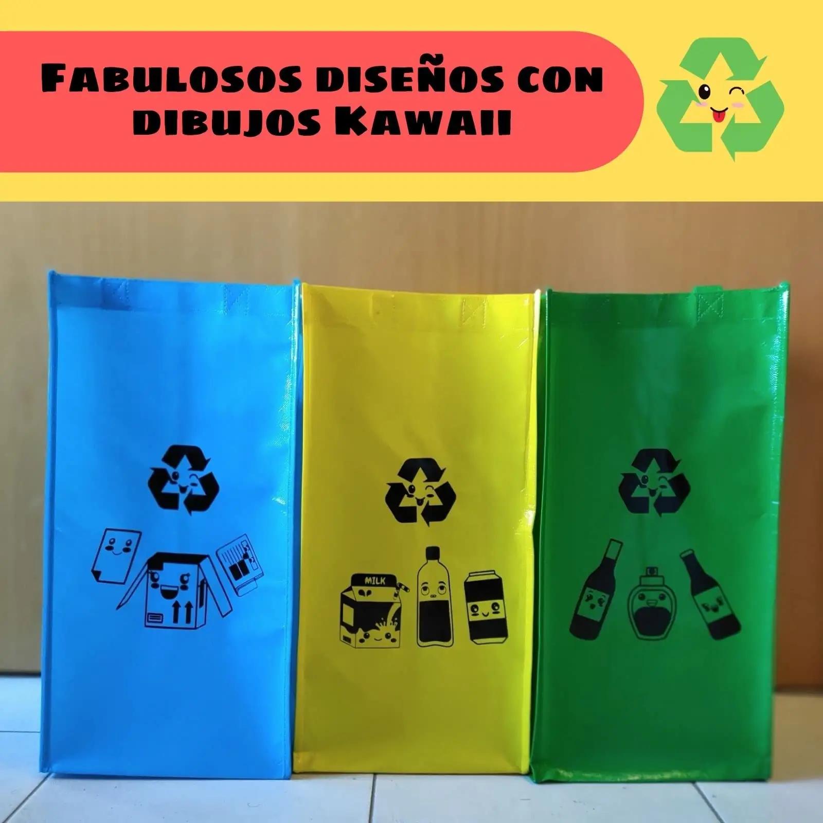 Recytip kollane taaskasutuskott kööki – vastupidav 3tk – lisavaade