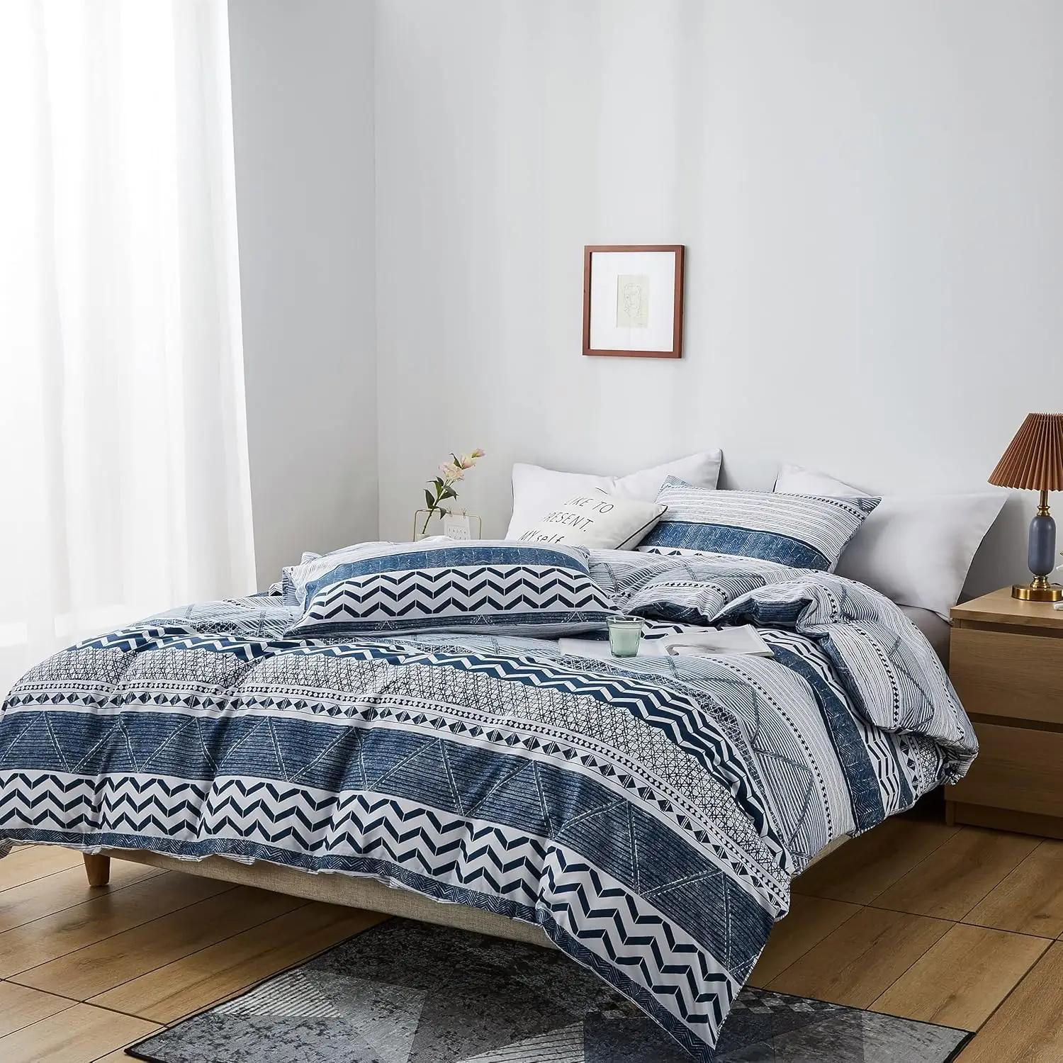 YASMENG pehme mikrofibra voodipesu 220×240 cm komplekt – detailne vaade