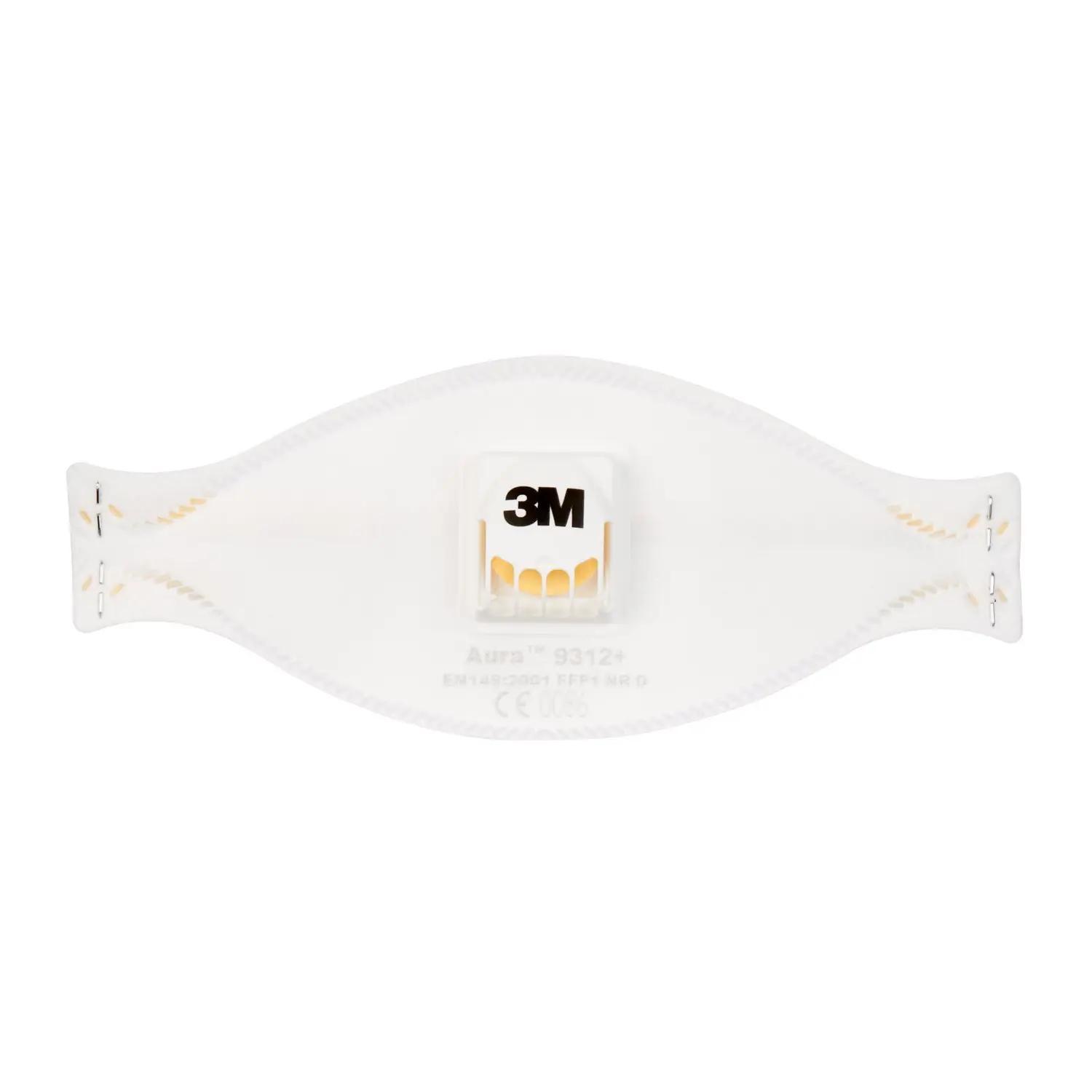 3M 9312+ tolmu- ja hingamiskaitse – detailne lähivaade