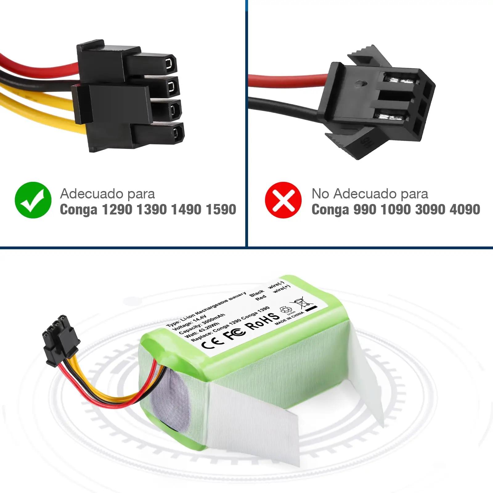 FirstPower asendusaku tolmuimejale – 3000 mAh ja 14,4 V – lisavaade