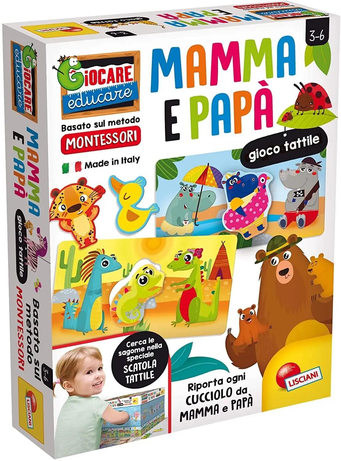 Liscianigiochi Montessori mäng – arendav pappmäng 3–6a