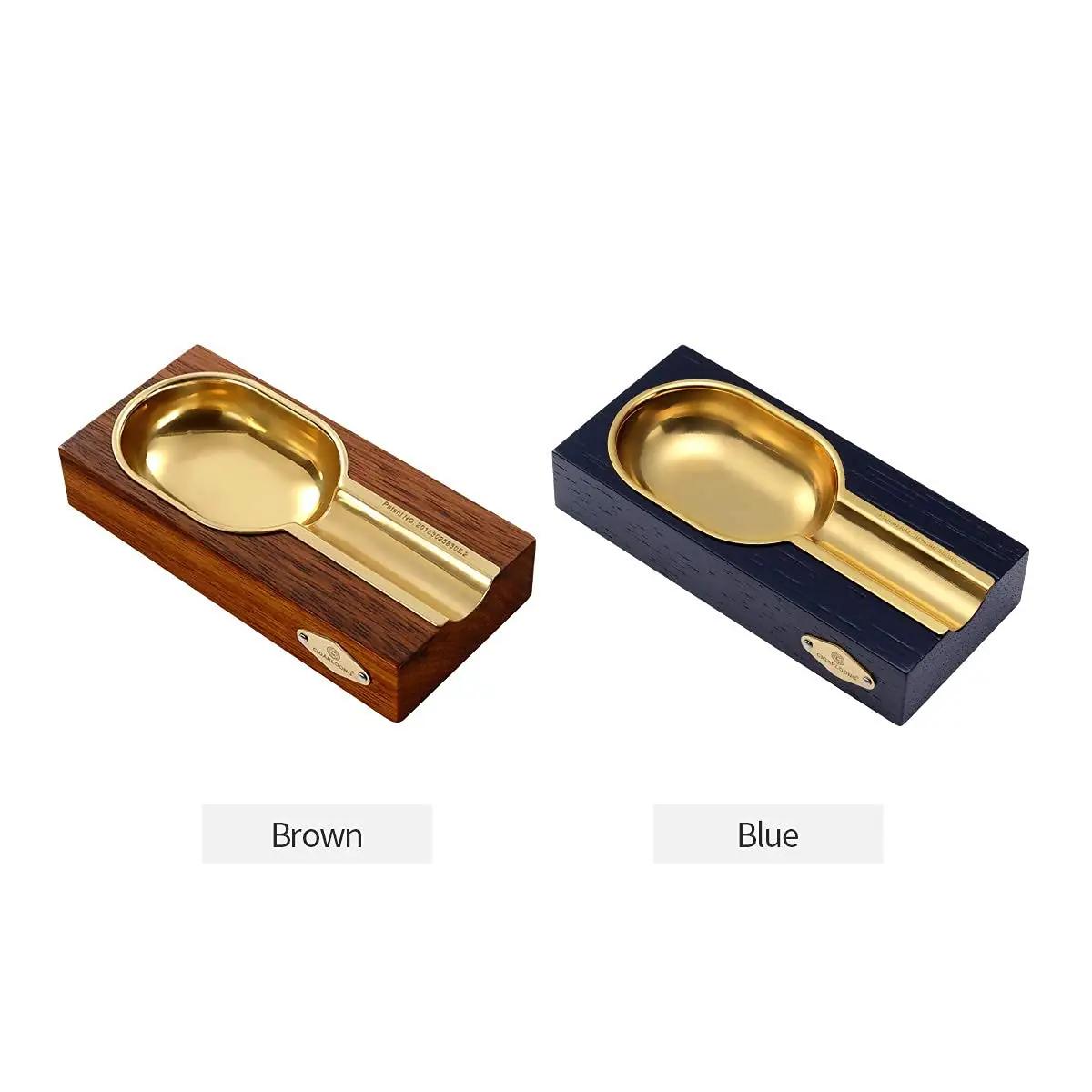 CIGARLOONG merbau-kujuline vask-ashtray — stiilne terrassile – pilt 6