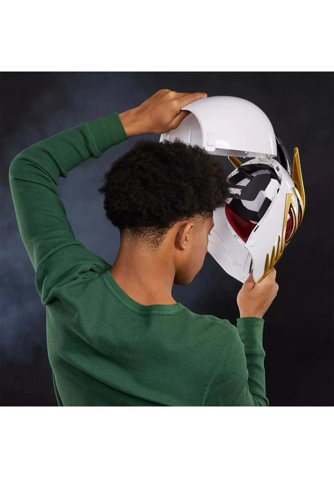 Power Rangers kuldne PVC elektriline Lord Drakkon helm – pilt 8
