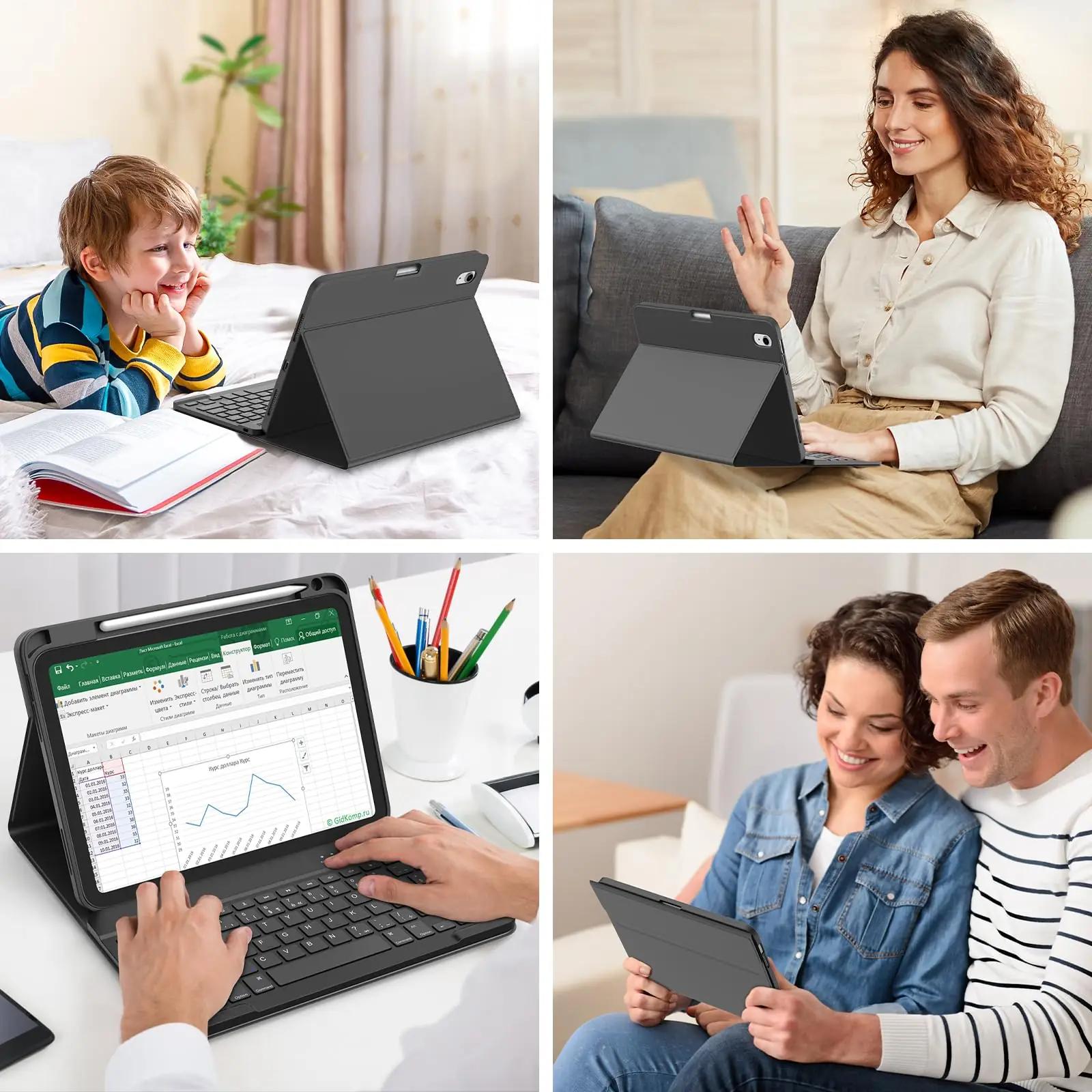 BQSS tugev klaviatuurümbris iPad 10/11 – kaitse ja mugavus – pilt 7
