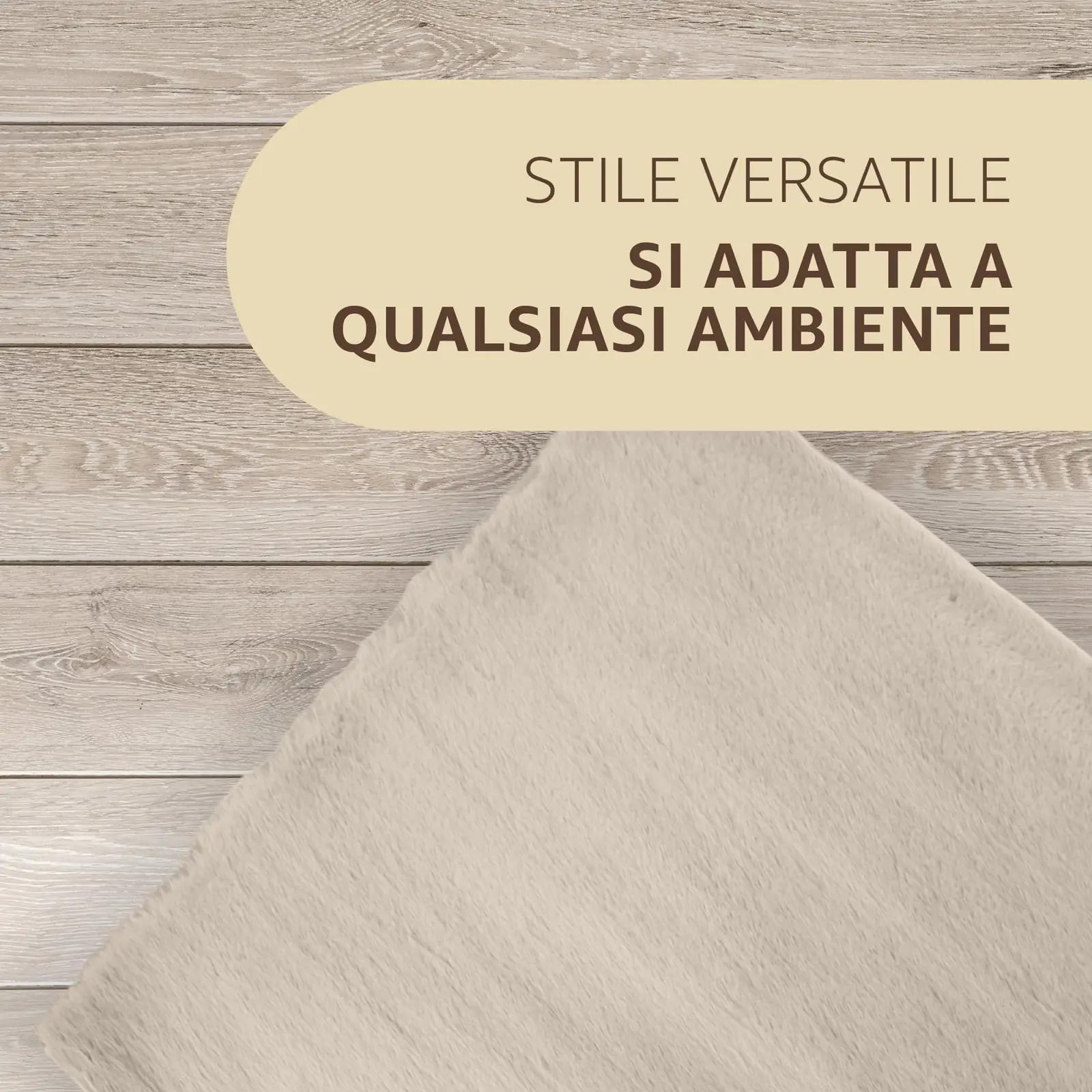 SoNiT home decor pehme kreemjas voodivaip Scendiletto 50×80 – pilt 7