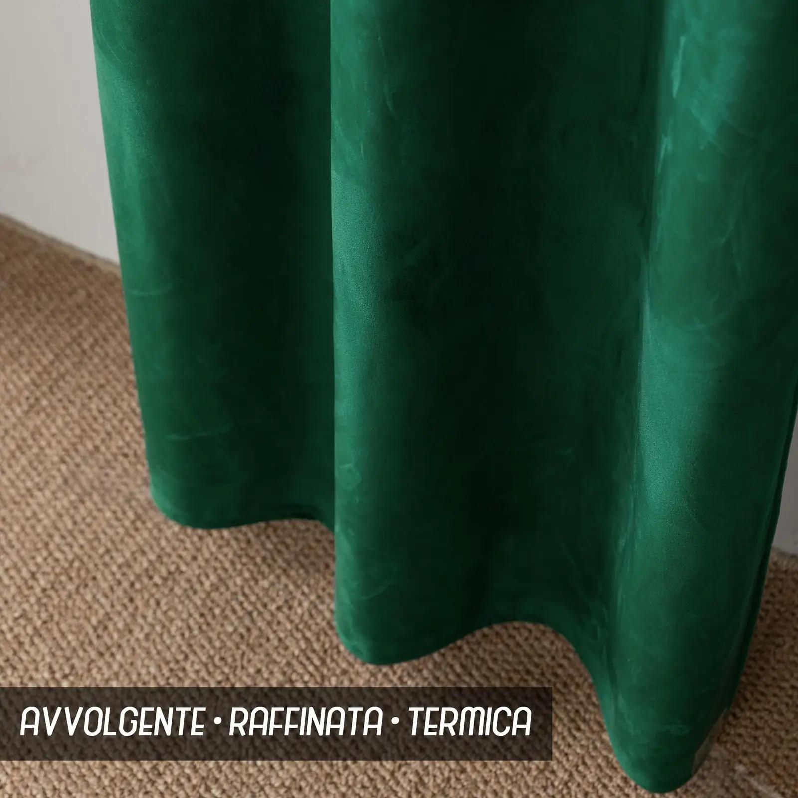 GIRASOLE HOME sametist pimedakardinad – pehme ja soojendav efekt – kasutusnäide