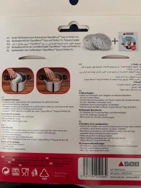 Tefal roostevaba steriliseerimiskomplekt purkide kaitseks ja – pilt 6