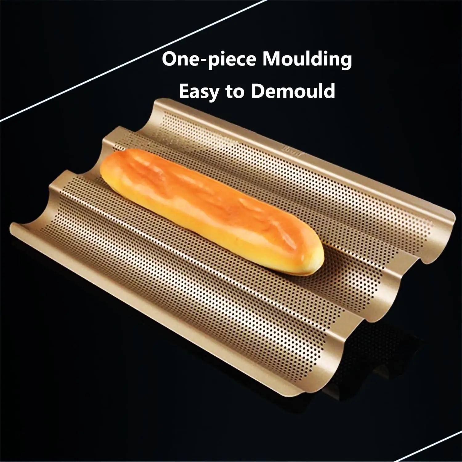 Ponixa kuldne karbonterasku Baguette-vorm – 3 kohakohane – kasutusnäide