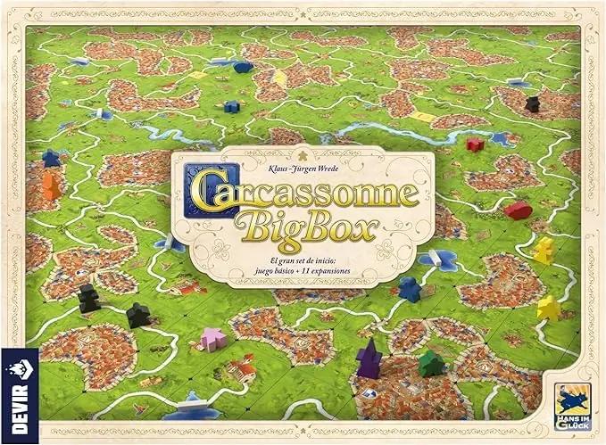 Devir lauamäng Carcassonne Plus – lisapakkidega perele – detailne vaade