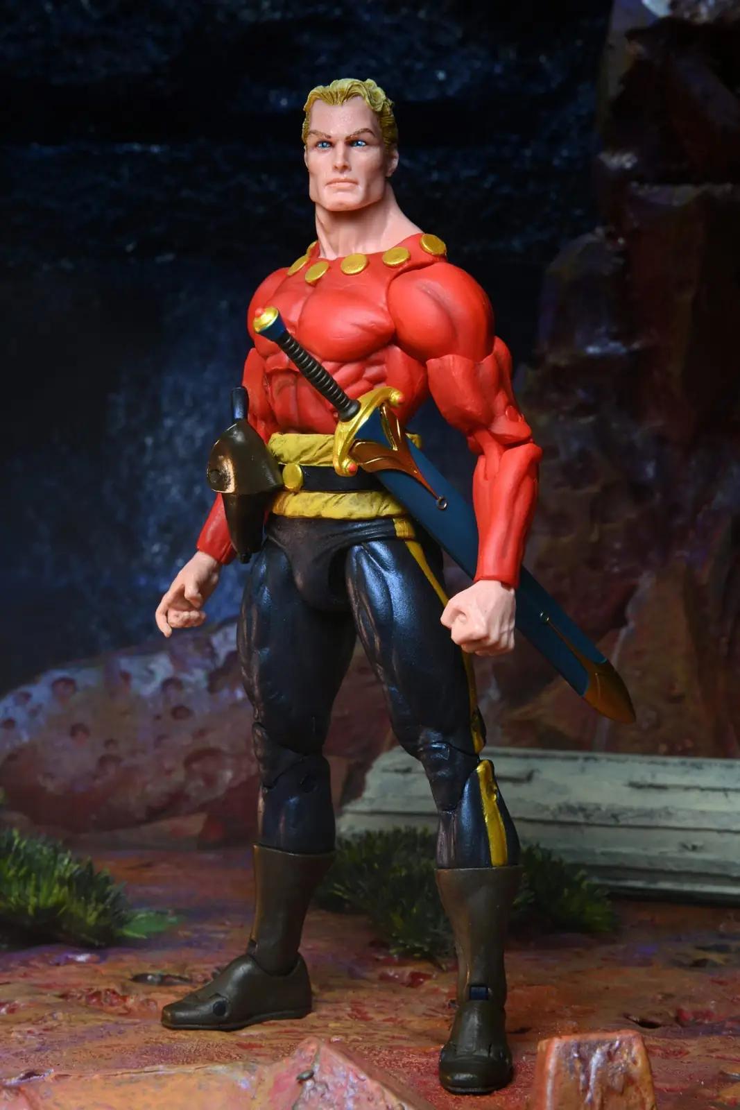 NECA kollektsionääride Flash Gordon 18 cm figuur kingituseks – detailne vaade