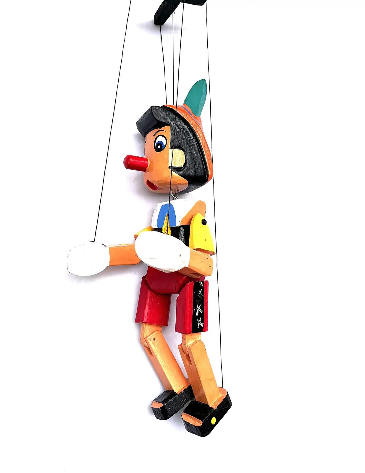 HC enterprise puidust Pinocchio nukuke 30 cm – detailne vaade