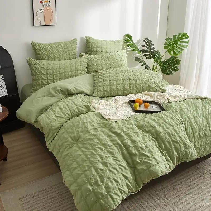 Gezu pehme mikrofiiber voodipesu 240×260 cm roheline – pakend ja tarvikud