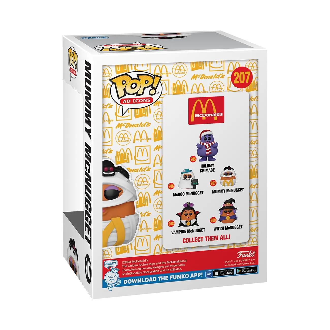 Funko vinyl-hõrgutis McDonalds Nugget — kollektsioonikingitus – pakend ja tarvikud