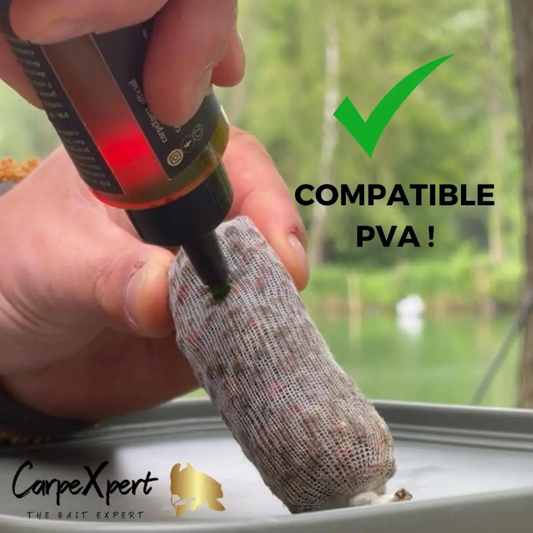 CarpeXpert punane Red Smoke Bait 100 ml — lõhnaline booster – detailne vaade