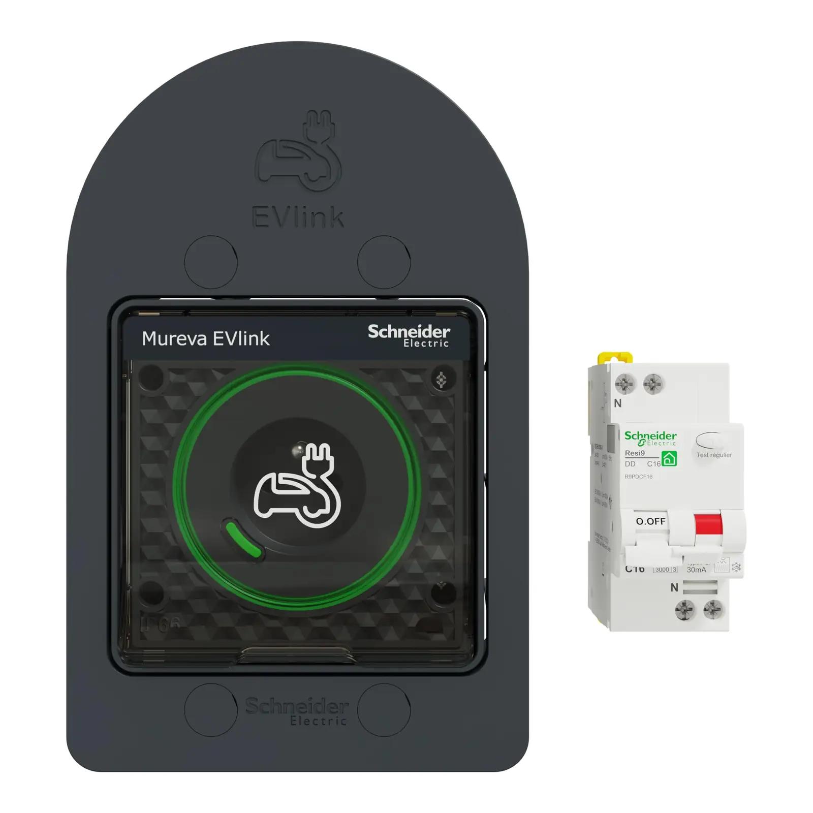 Schneider Electric ilmastikukindel pistikupesa ja kaitse – detailne vaade