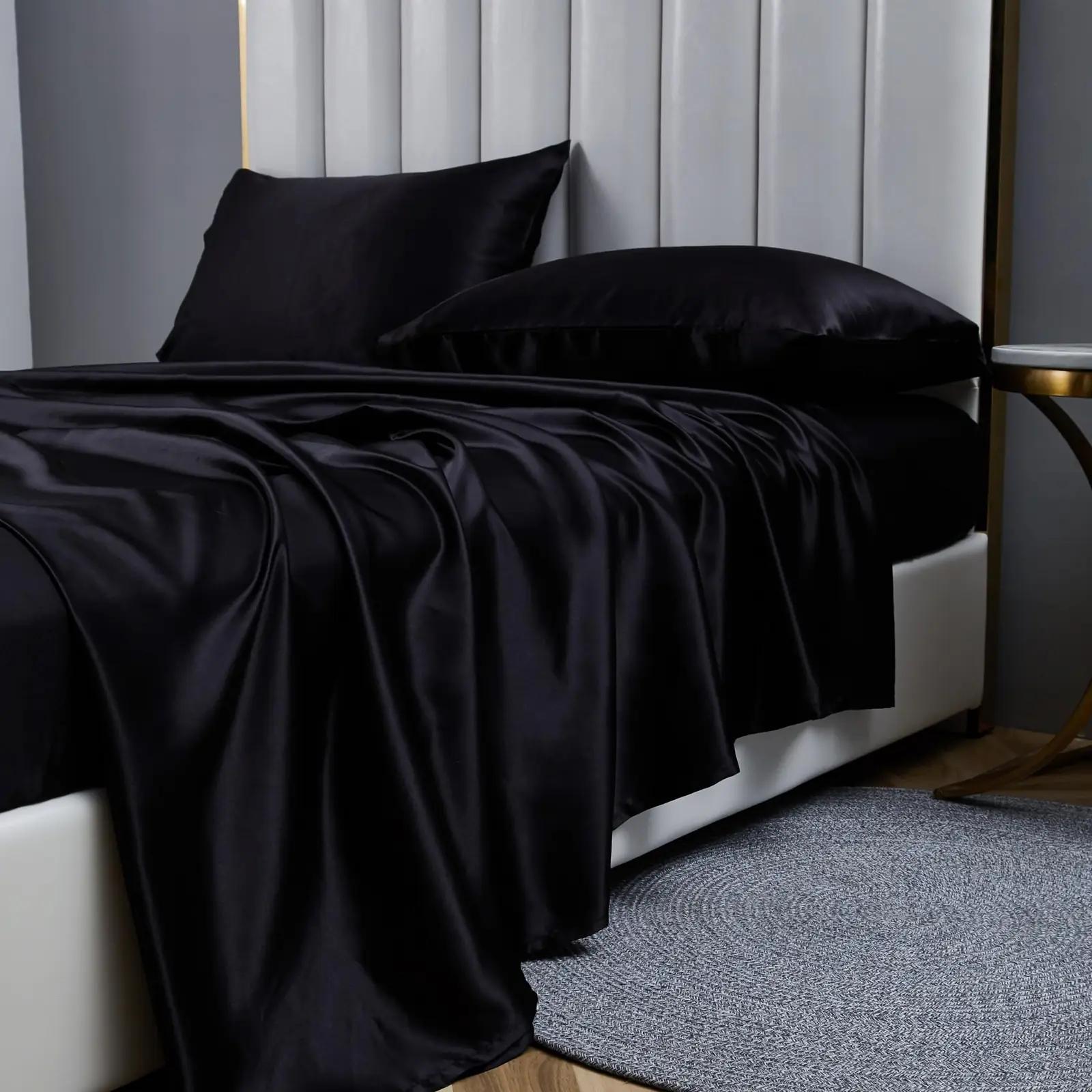 YASMENG siidjas satiinist voodipesu 160×200 cm – pakend ja tarvikud