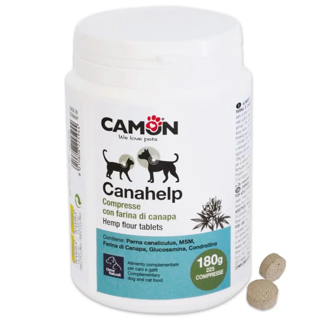CAMON toidulisand koertele — naturaalsed kanepijahuga tabletid