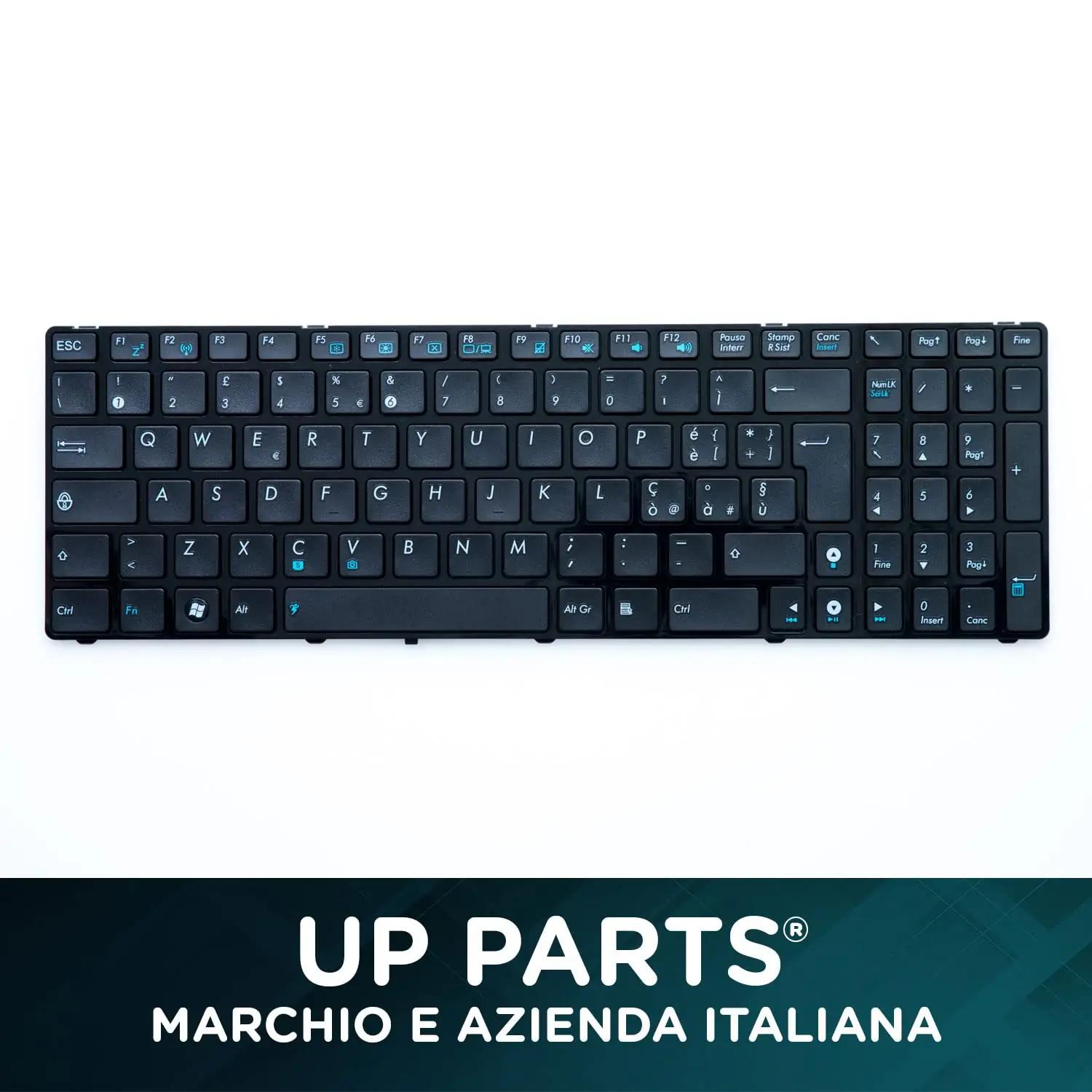 UP PARTS asendamatu sülearvuti klaviatuur — sobib Asus mudelitele – pakend ja tarvikud