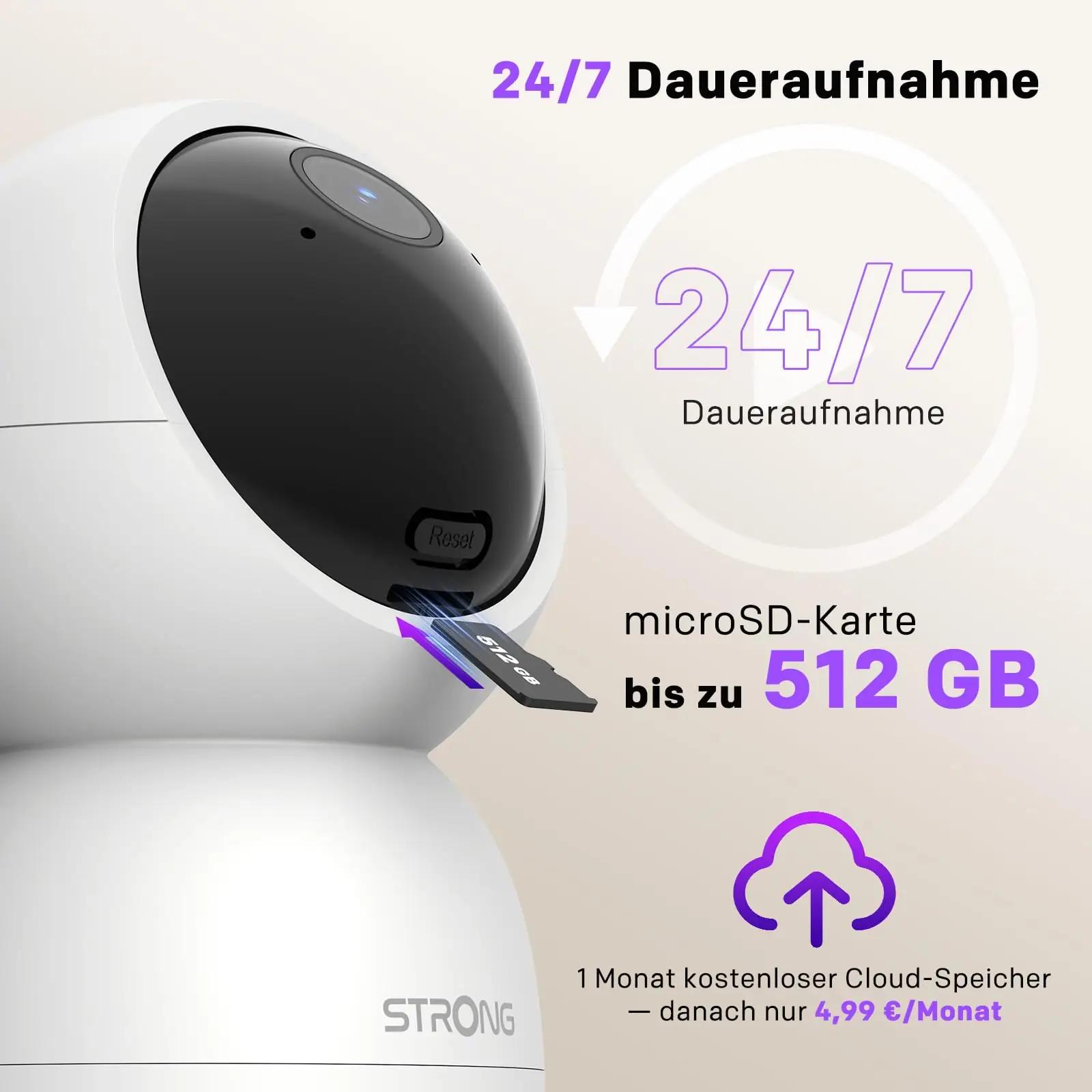 STRONG turvakamera siseuseks – 2,5K pildikvaliteet ja 360° vaade – pilt 7