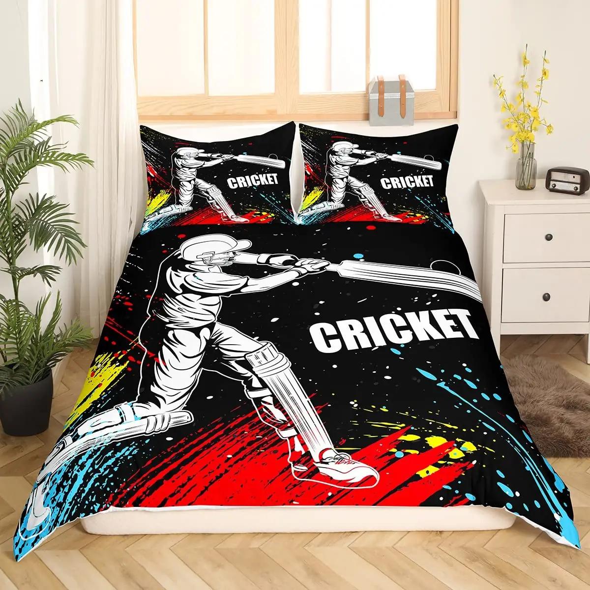 richhome pehme lastevoodipesu krikettmotiiviga 140×200 cm – detailne vaade