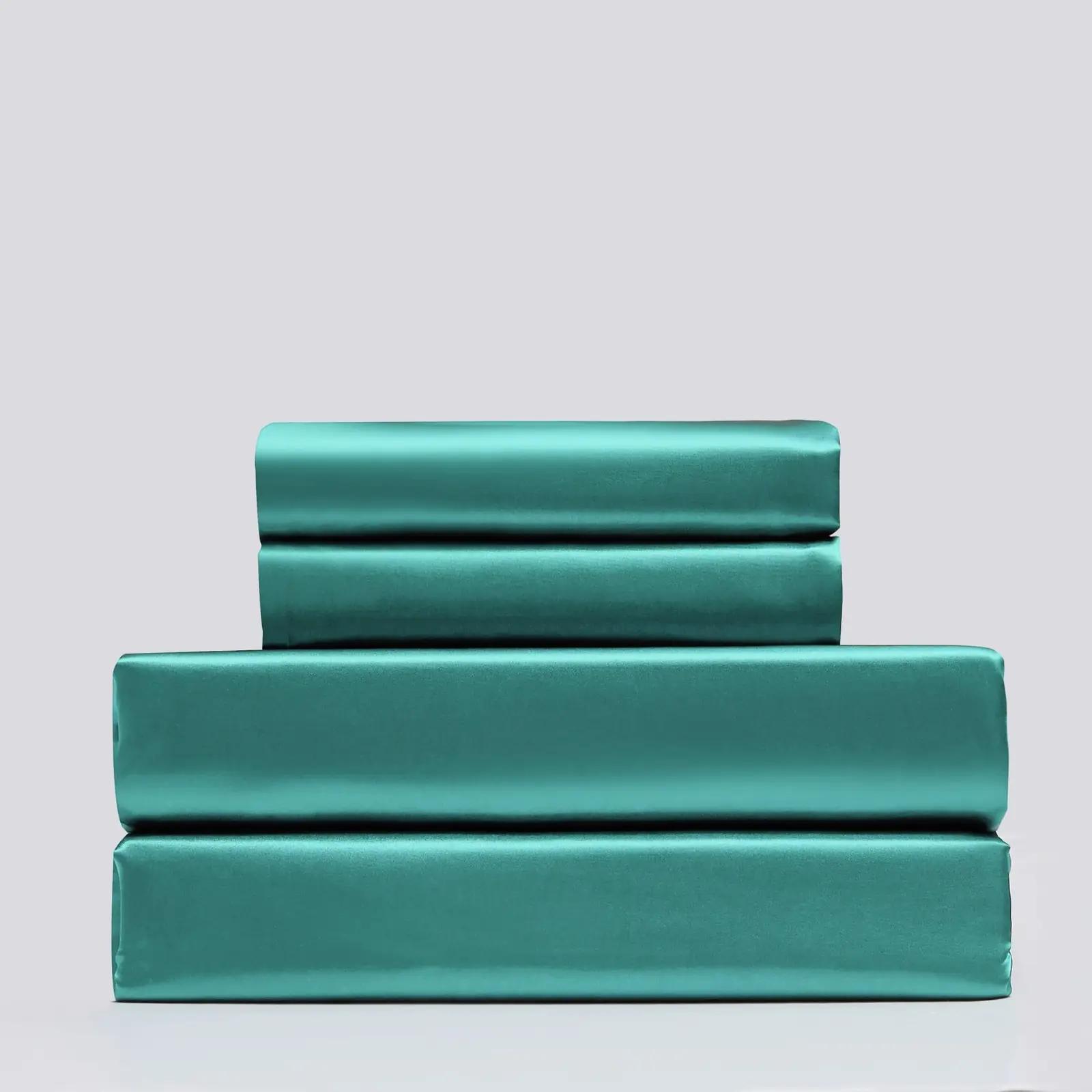 YASMENG siidine satiinvoodipesu 240×260 cm turkis – pilt 7