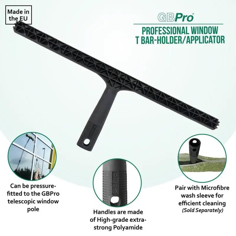 GBPro vastupidav polyamiidist aknapuhastaja palk 45 cm – detailne vaade