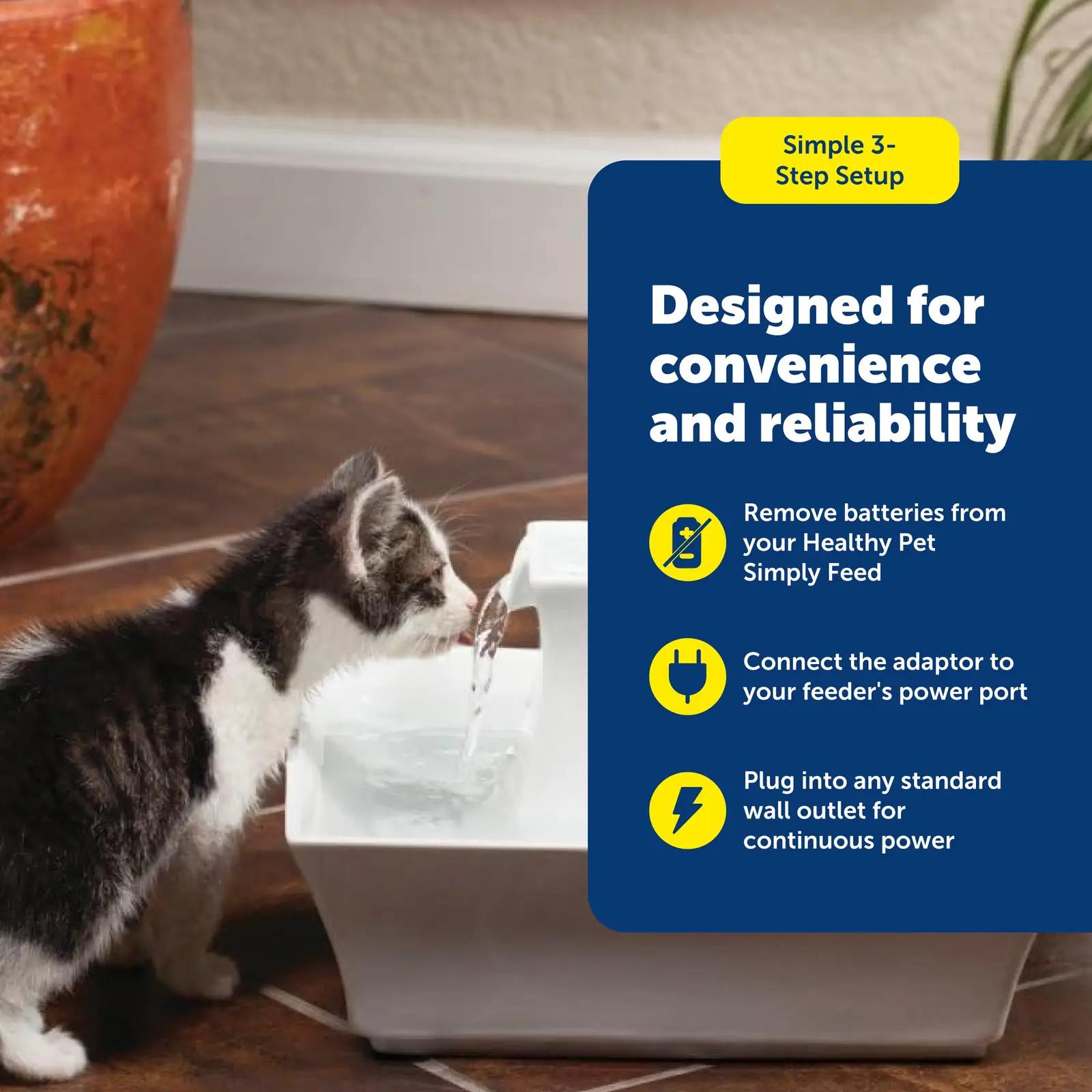 PetSafe must plastline toiteadapter – sobib Simply Feed seadmele – pilt 6