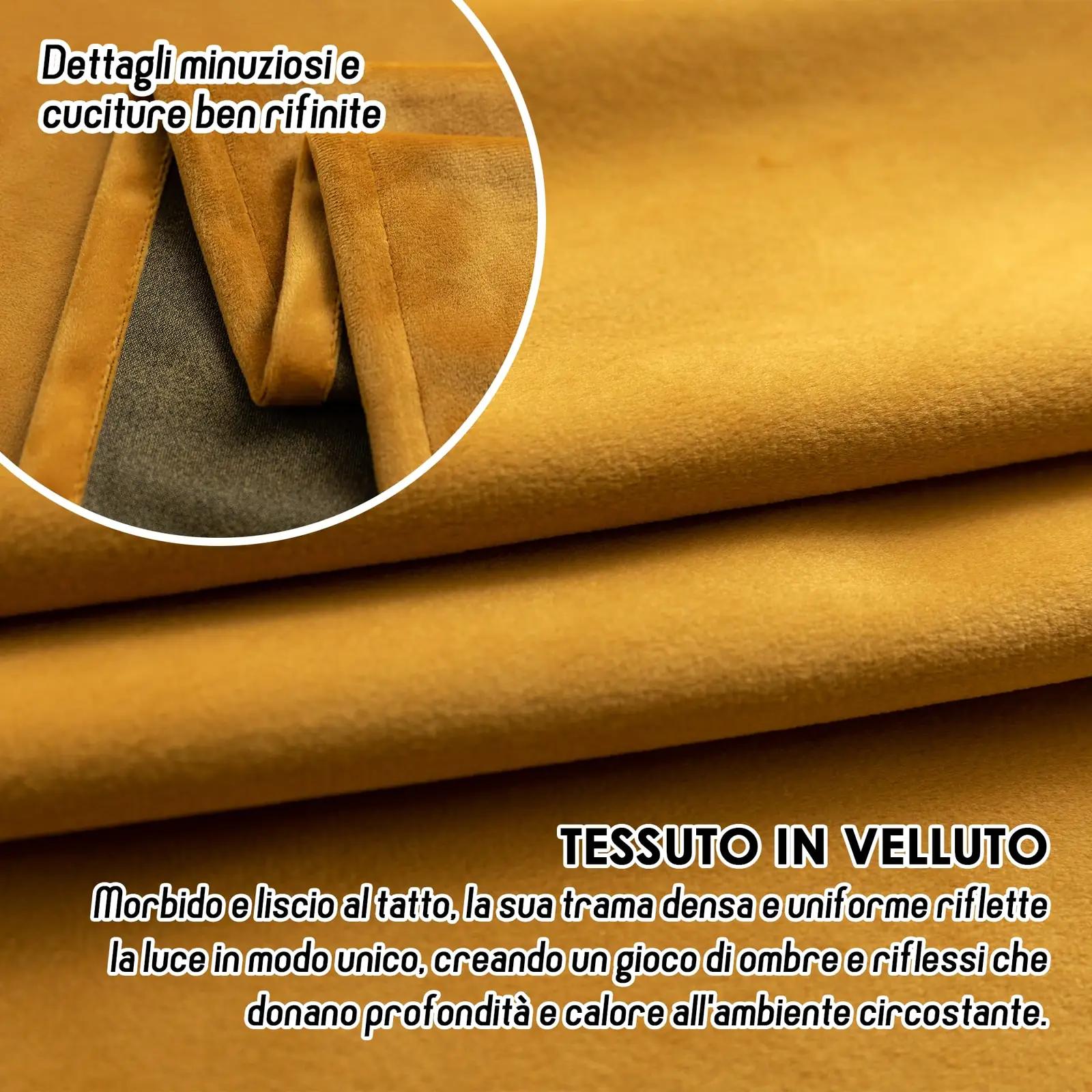 GIRASOLE HOME pehme sametpimendav kardin – bernstein – pilt 7