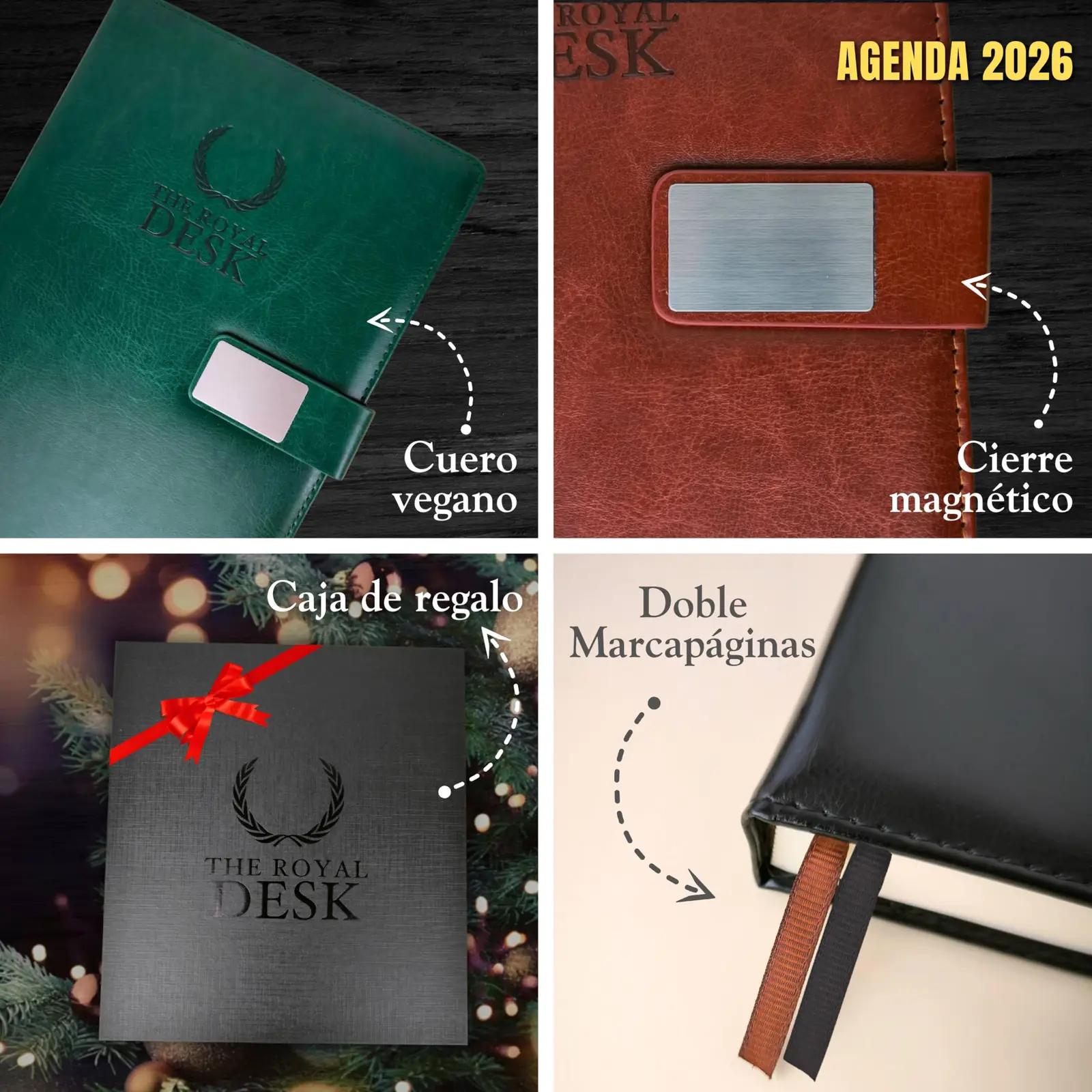 THE ROYAL DESK vegannahast A5 päevaplaneerija 2025 – lisavaade