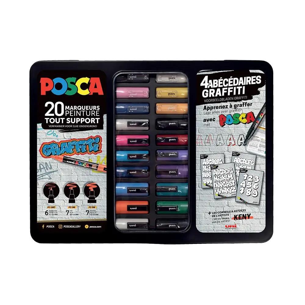 POSCA M POSCA METAL/20 005 markerid ja vildikad – toote esivaade