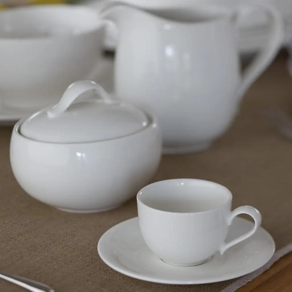Villeroy & Boch elegantne suhkrukarp – premium portselan – detailne vaade