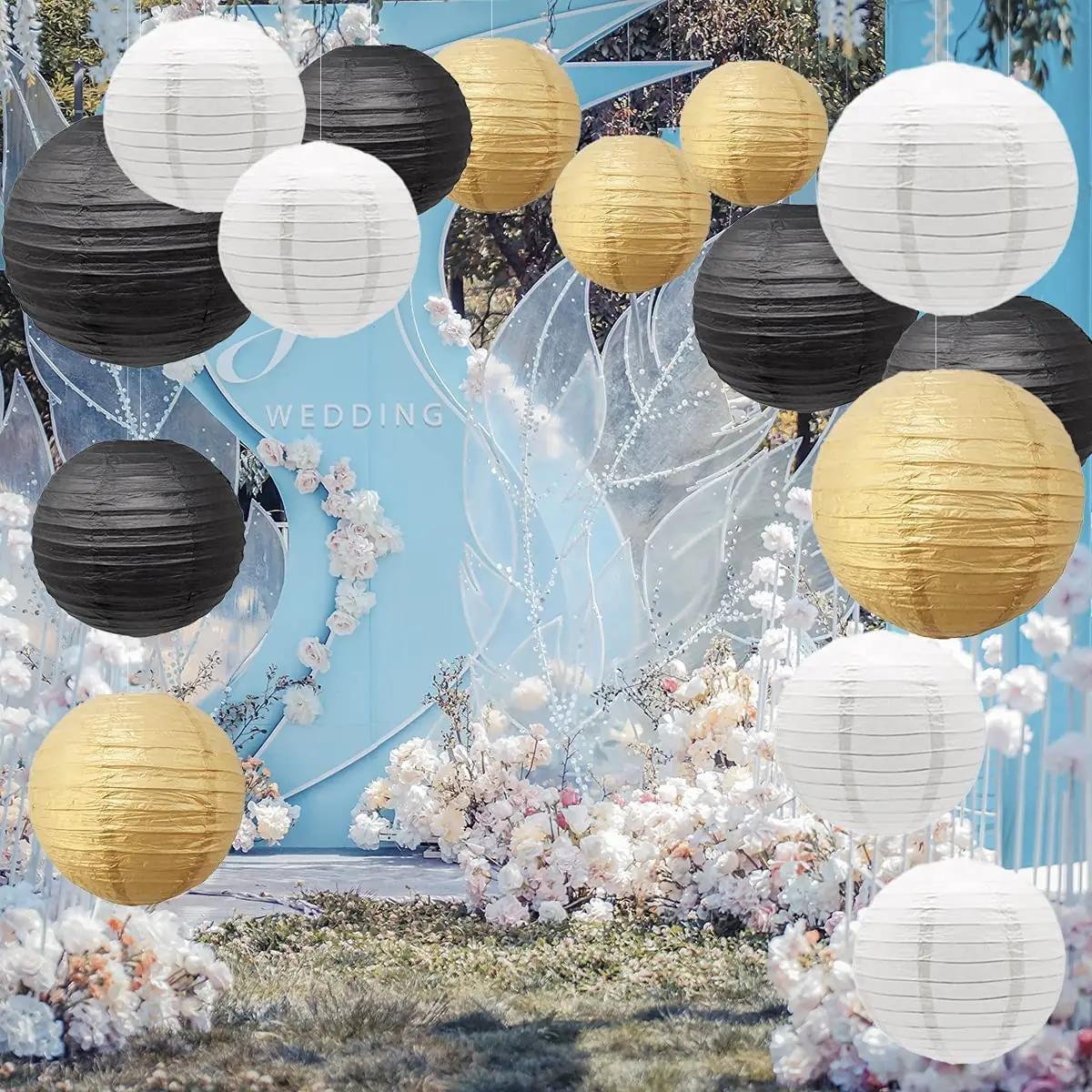 LURICO paberlaternad – dekoratiivsed kuldsed lampionid (komplekt) – pilt 7