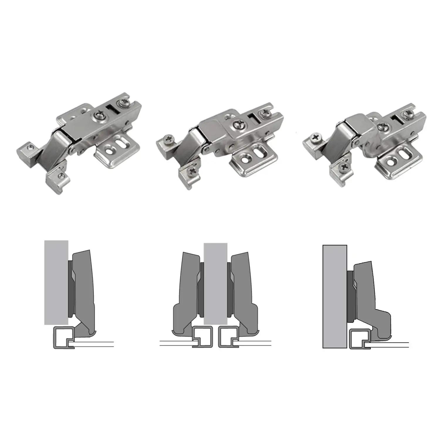 LOOTICH automaatne 95° hinged alumiiniumustele ukstele — pehme – lisavaade