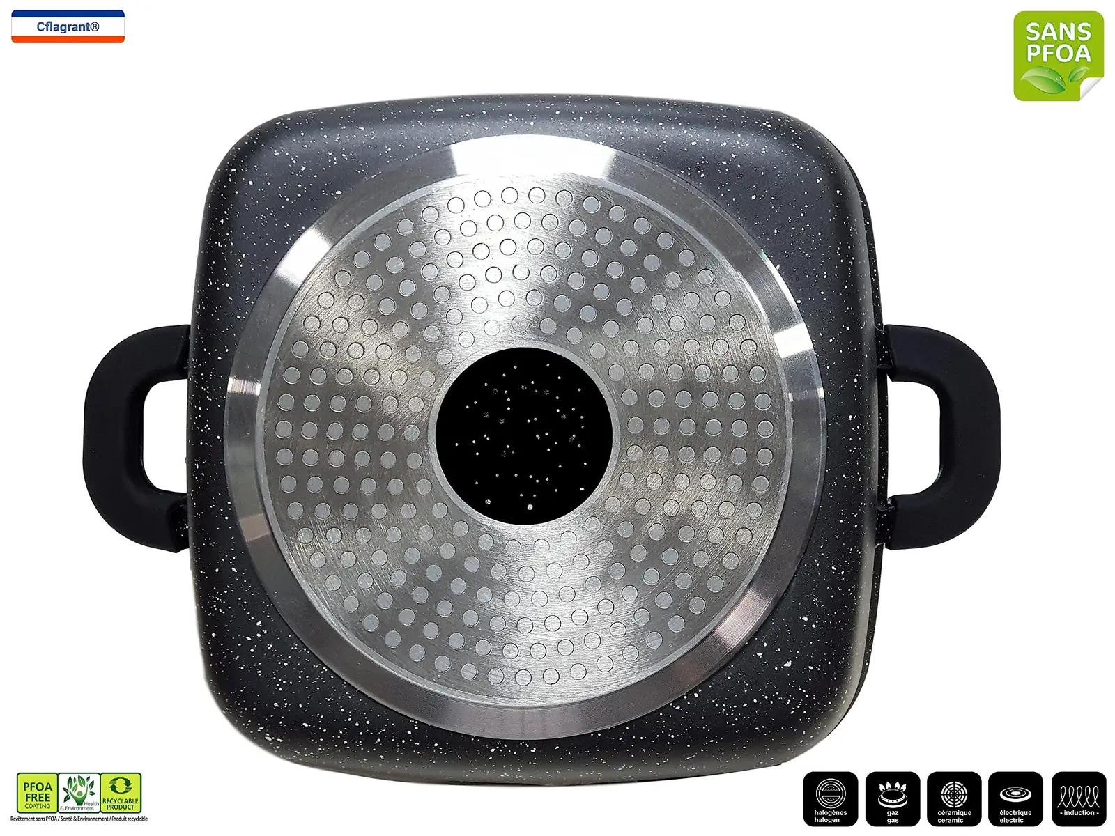 Cflagrant vastupidav graniidikattega pott 20×20 cm kööki – kasutusnäide