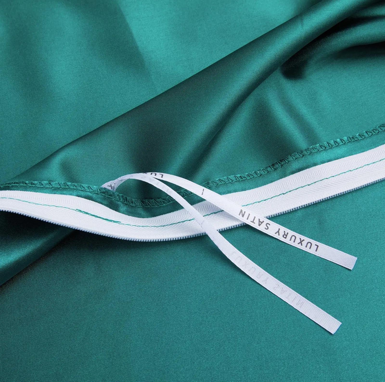 YASMENG siidine satiinvoodipesu 240×260 cm turkis – lisavaade
