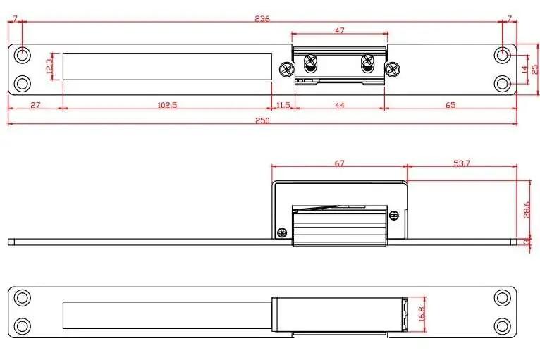 MondialPro vastupidav elektriline ukseavaja GA40, teras – pilt 6