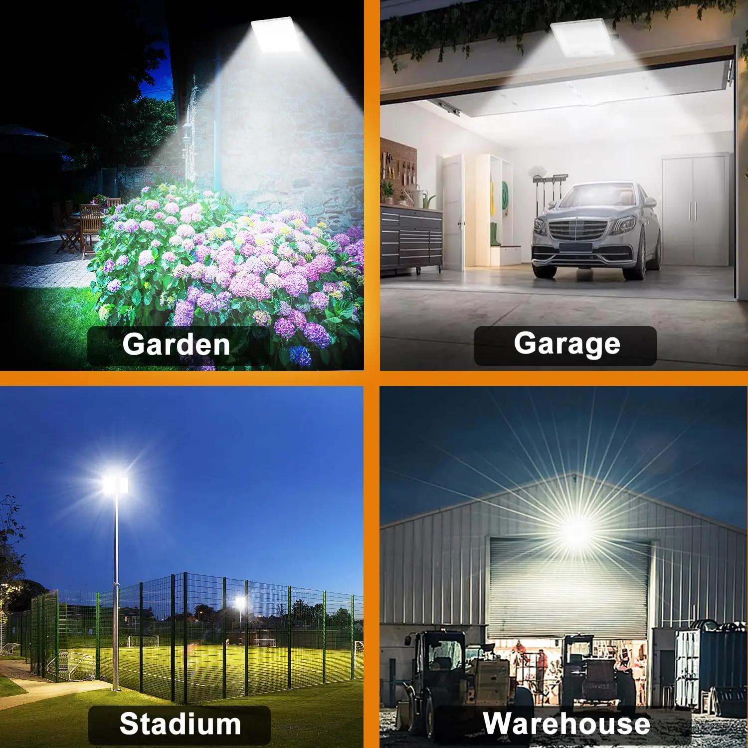 ANNIFUNLY vastupidav välistingimusest 100W LED-valgusti aeda – pilt 7