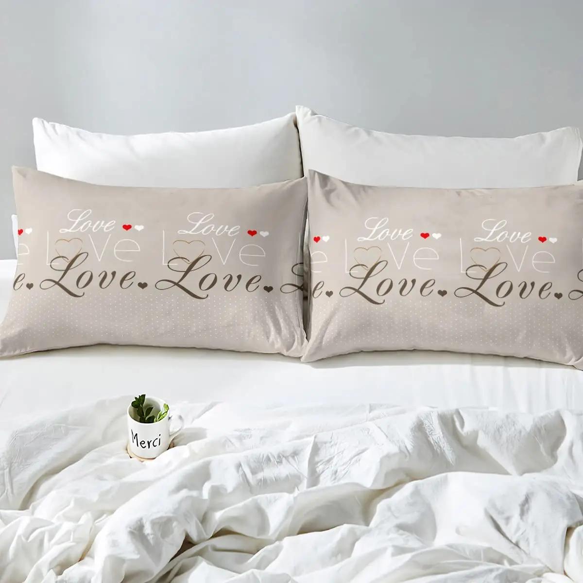Homemissing pehme mikrofibra voodipesu 220×240 cm — romantiline – lisavaade