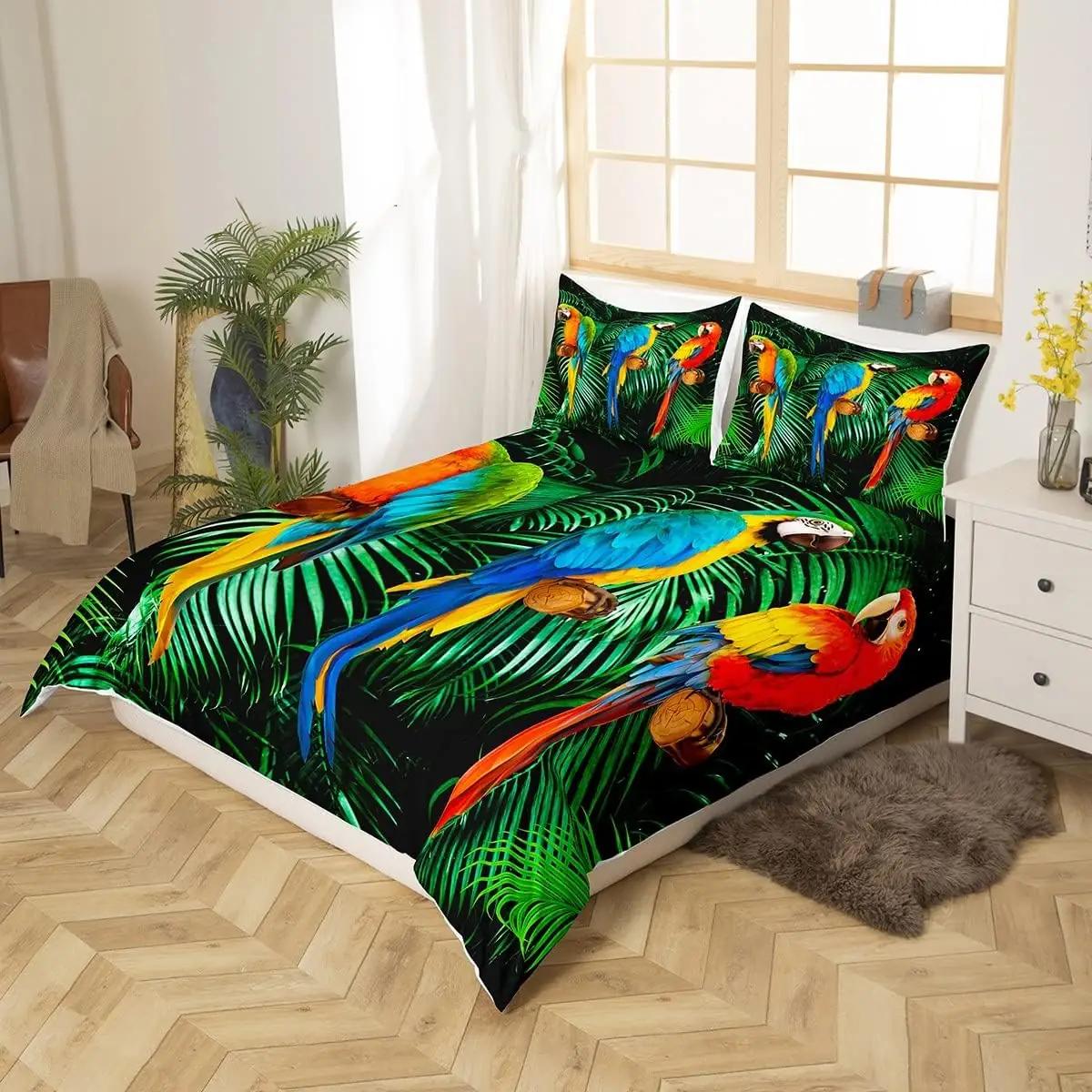 Homewish värvikas mikrofibrist voodipesu 140×200 cm – detailne vaade