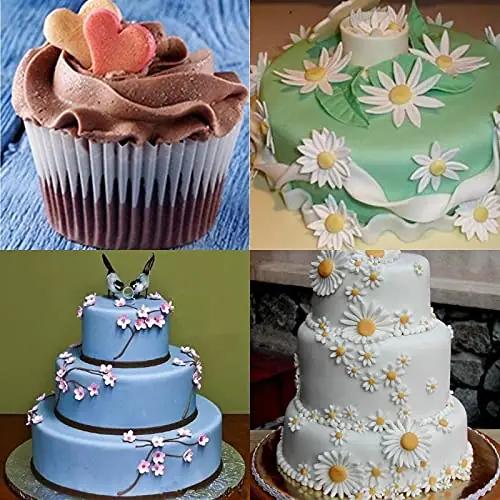 ELINKA plastikust fondant-väljalõike komplekt – 73 osa kinkeks – kasutusnäide