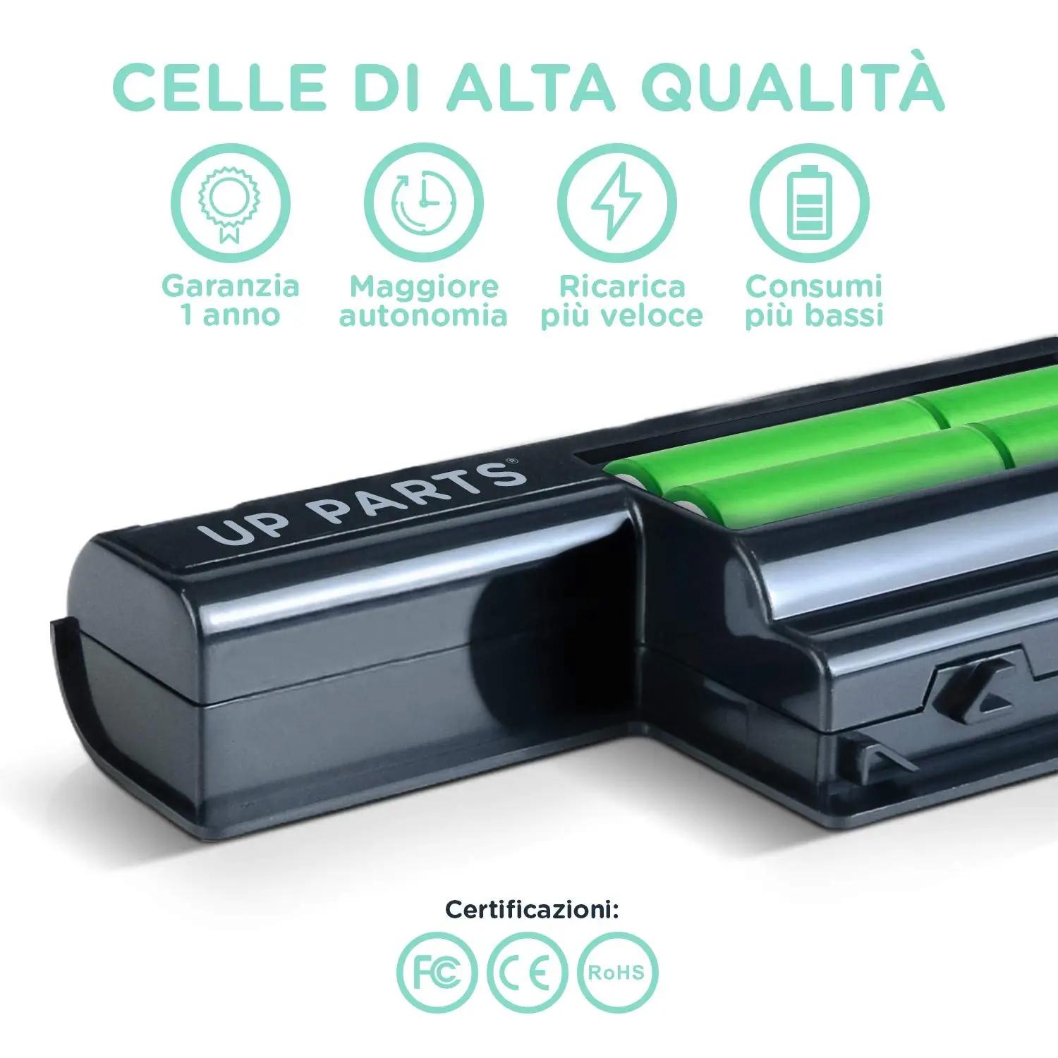 UP PARTS kuldne sülearvutiaku 14,8 V 2600 mAh – kasutusnäide