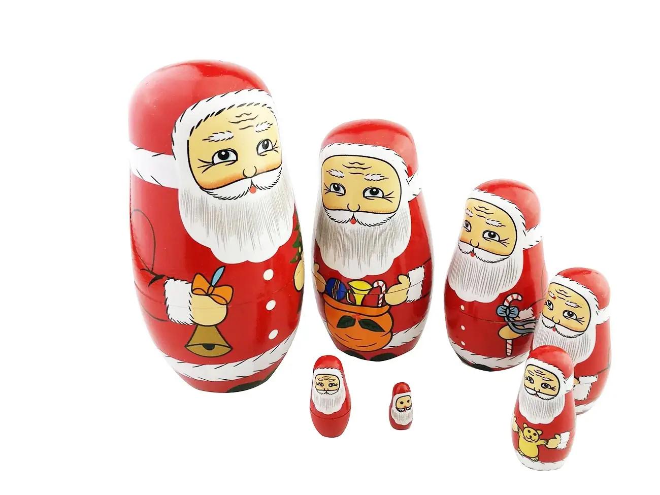 Winterworm puidust jõuluteemaline matryoshka – kasutusnäide